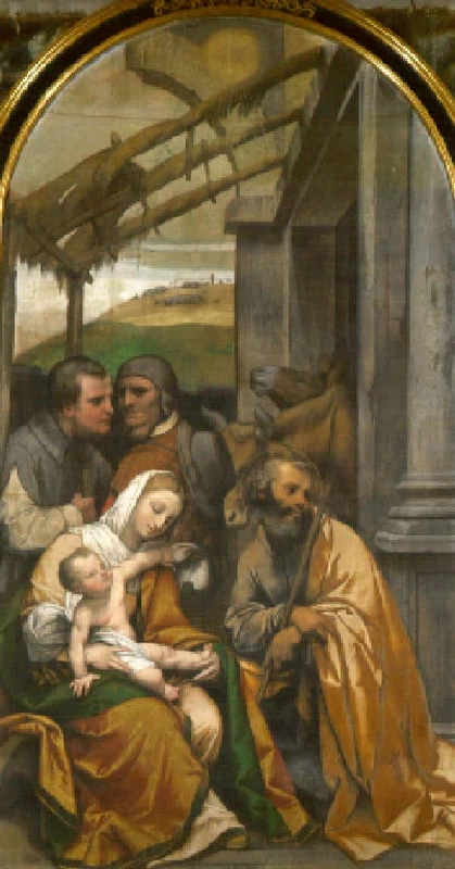 9-Bonvicino Alessandro-Moretto-Adorazione dei pastori-PinacotecaTosioMartinengo(BS)
